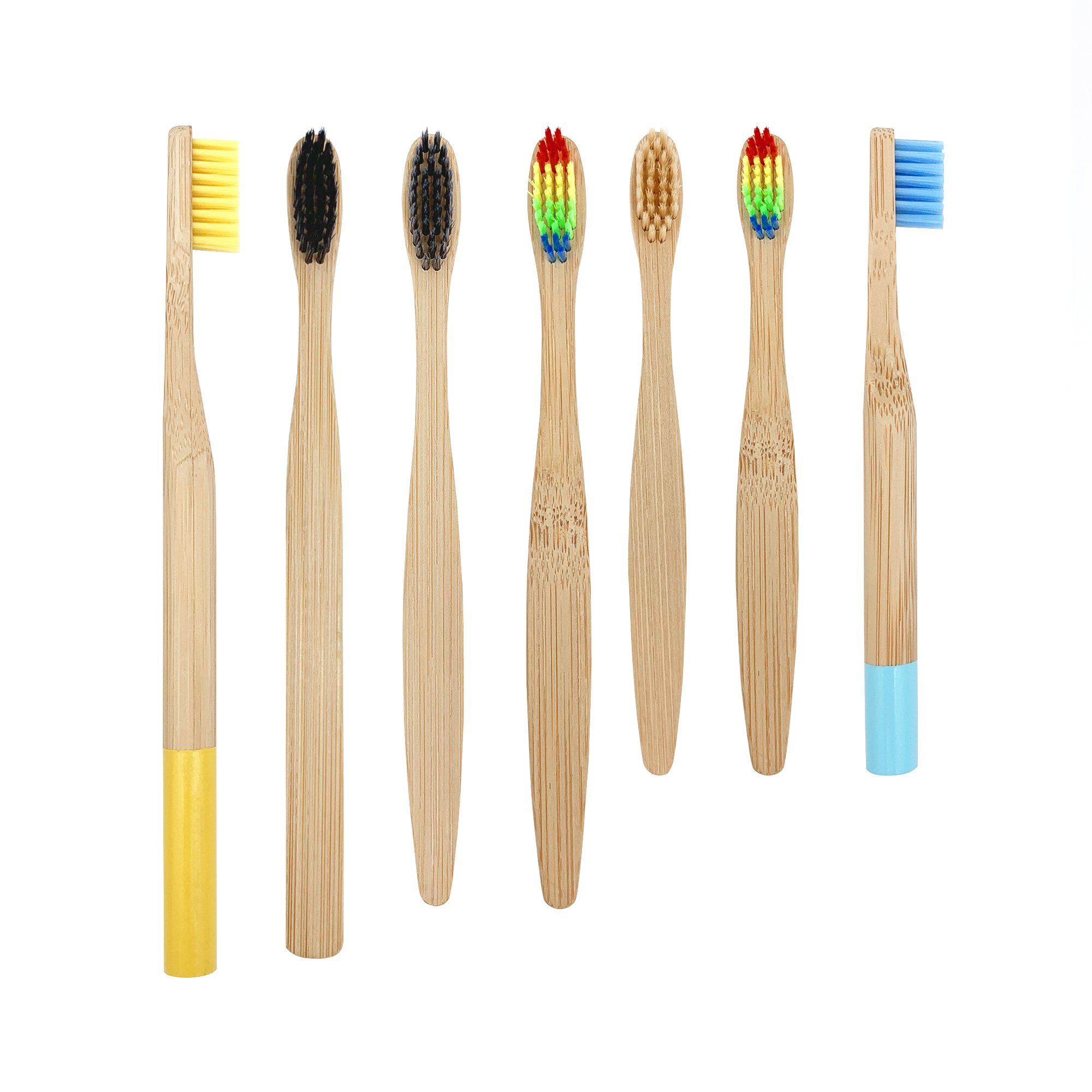 Sustainable Bamboo Toothbrush with Charcoal-Infused Bristles