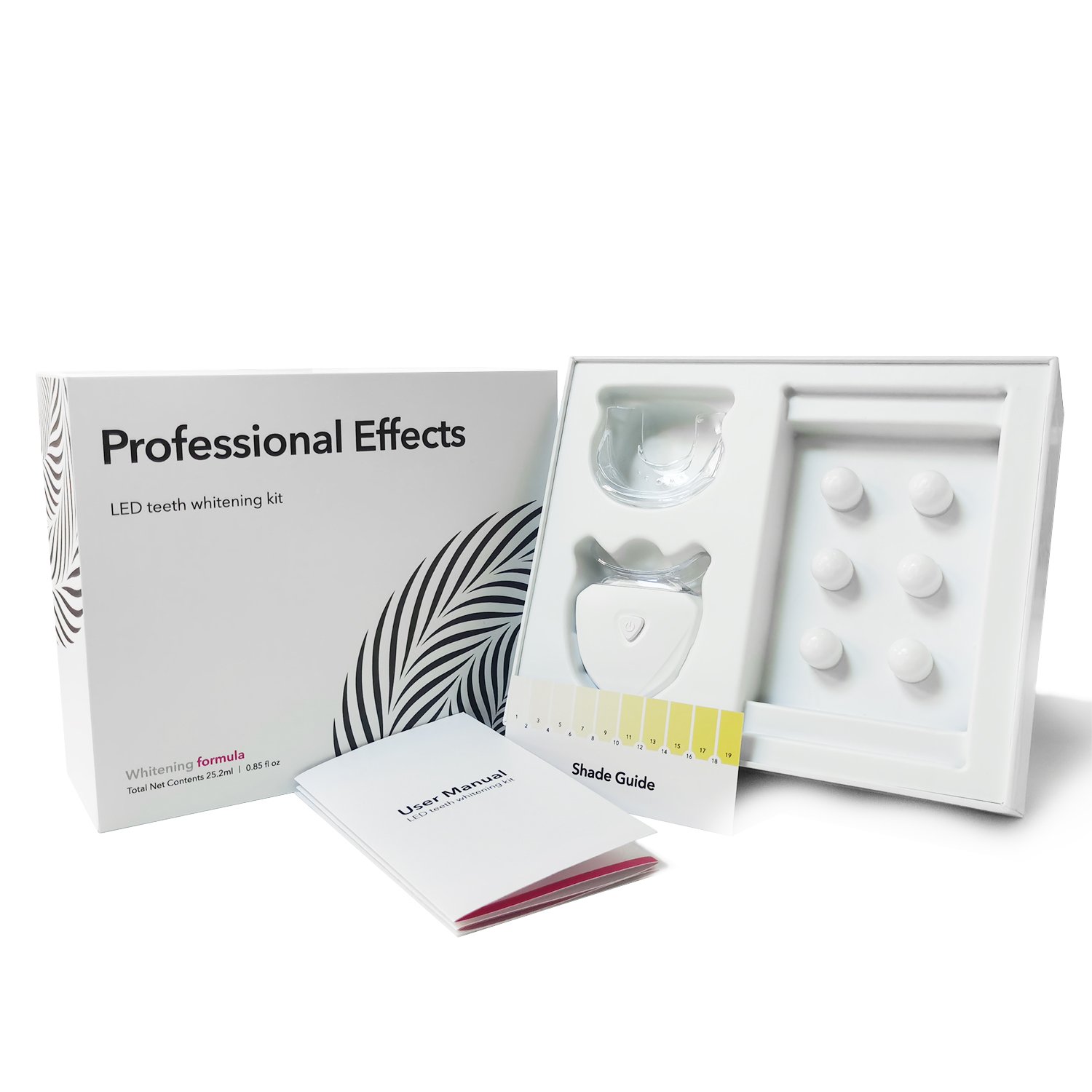 Portable LED Whitening System with 6 Gel Pods
