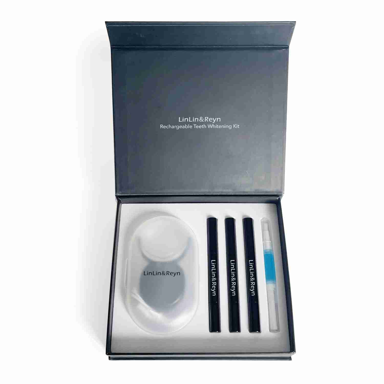 Complete LED Whitening System with Travel Case and Desensitizing Pen