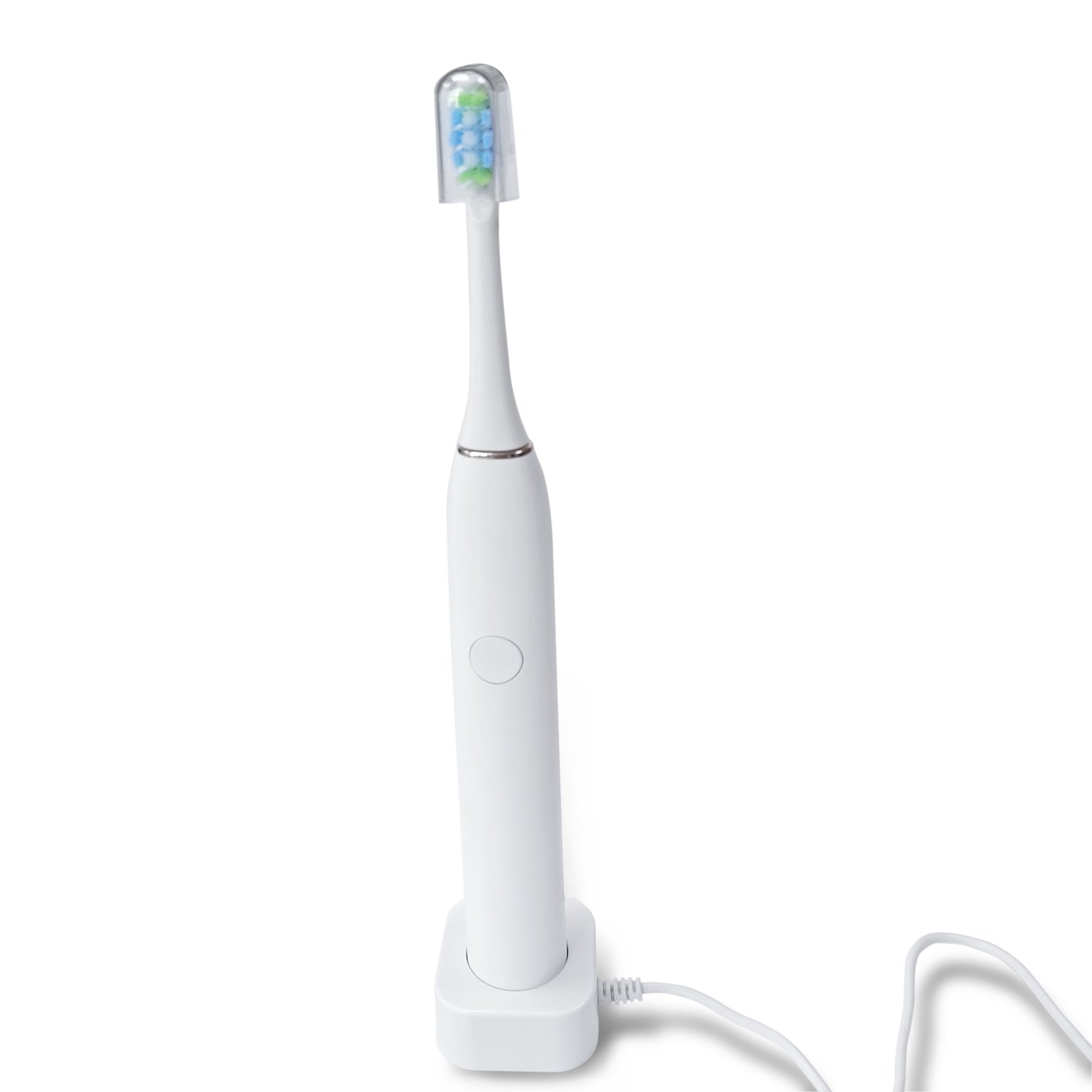 Rechargeable Sonic Toothbrush with Five-Mode Control and IPX7 Waterproofing