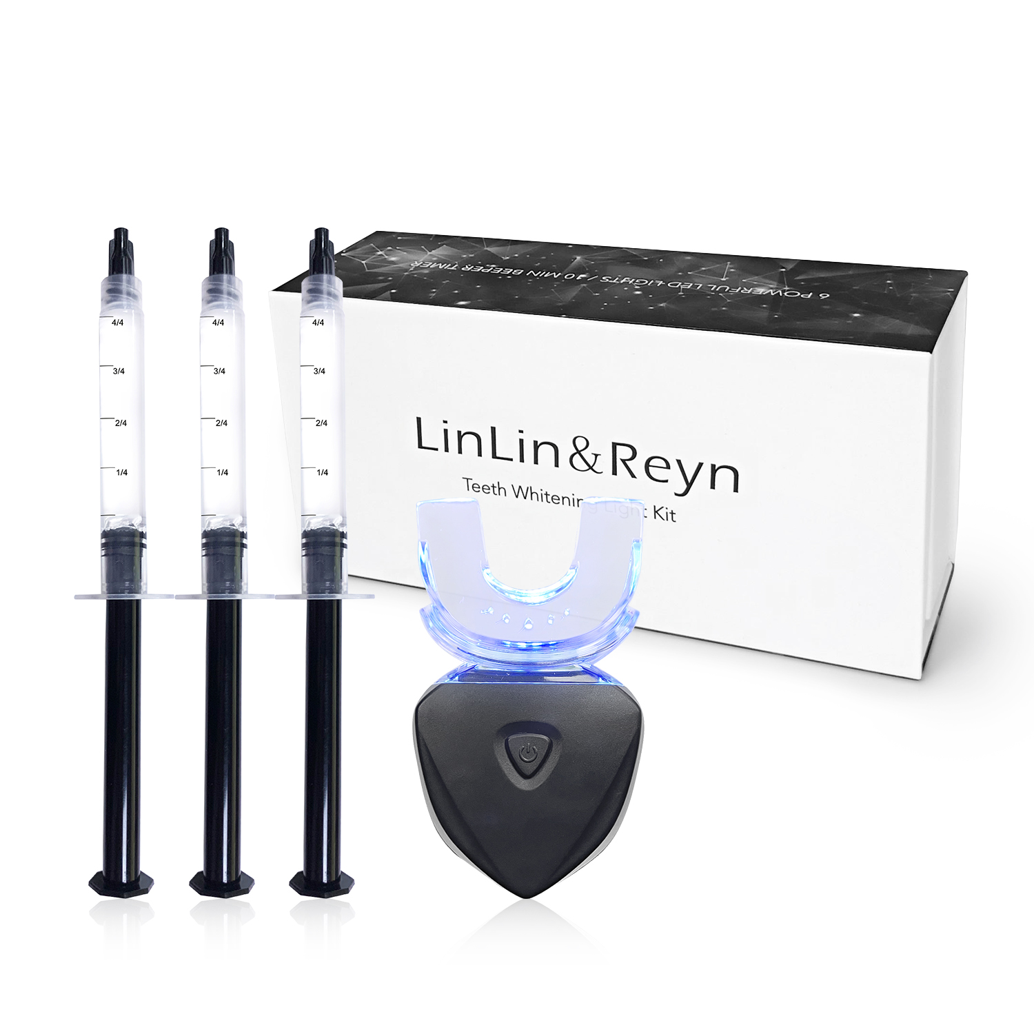Professional LED Whitening System with Timer and Multi-Formula Gel Options