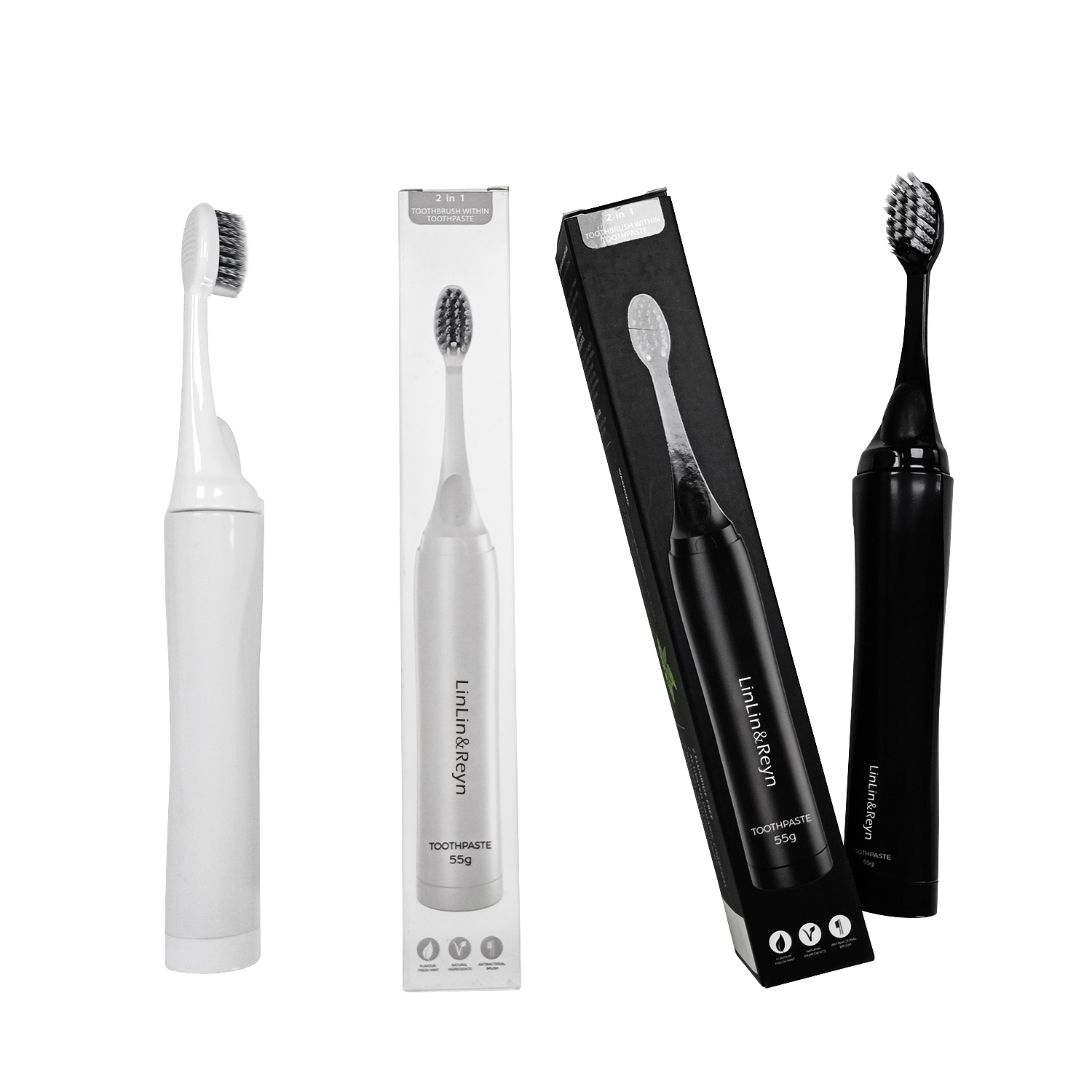 Day & Night Toothpaste Dual-Cartridge Brush System
