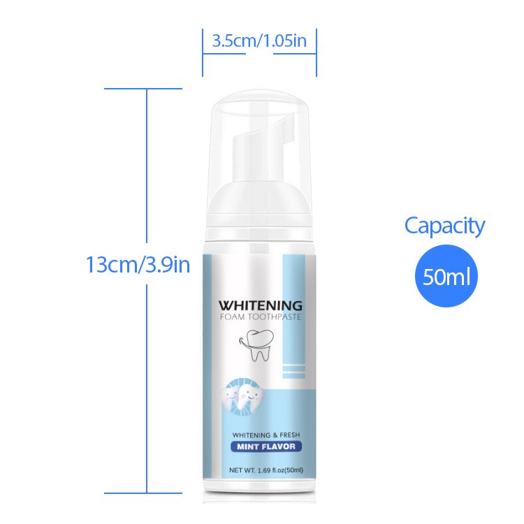 Gentle Whitening Foam Toothpaste with Phytate Complex 50ml