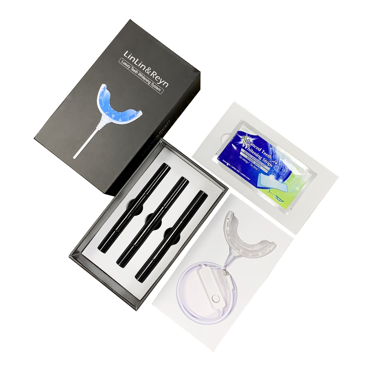 Complete Whitening System with LED Accelerator and Multi-Format Treatment