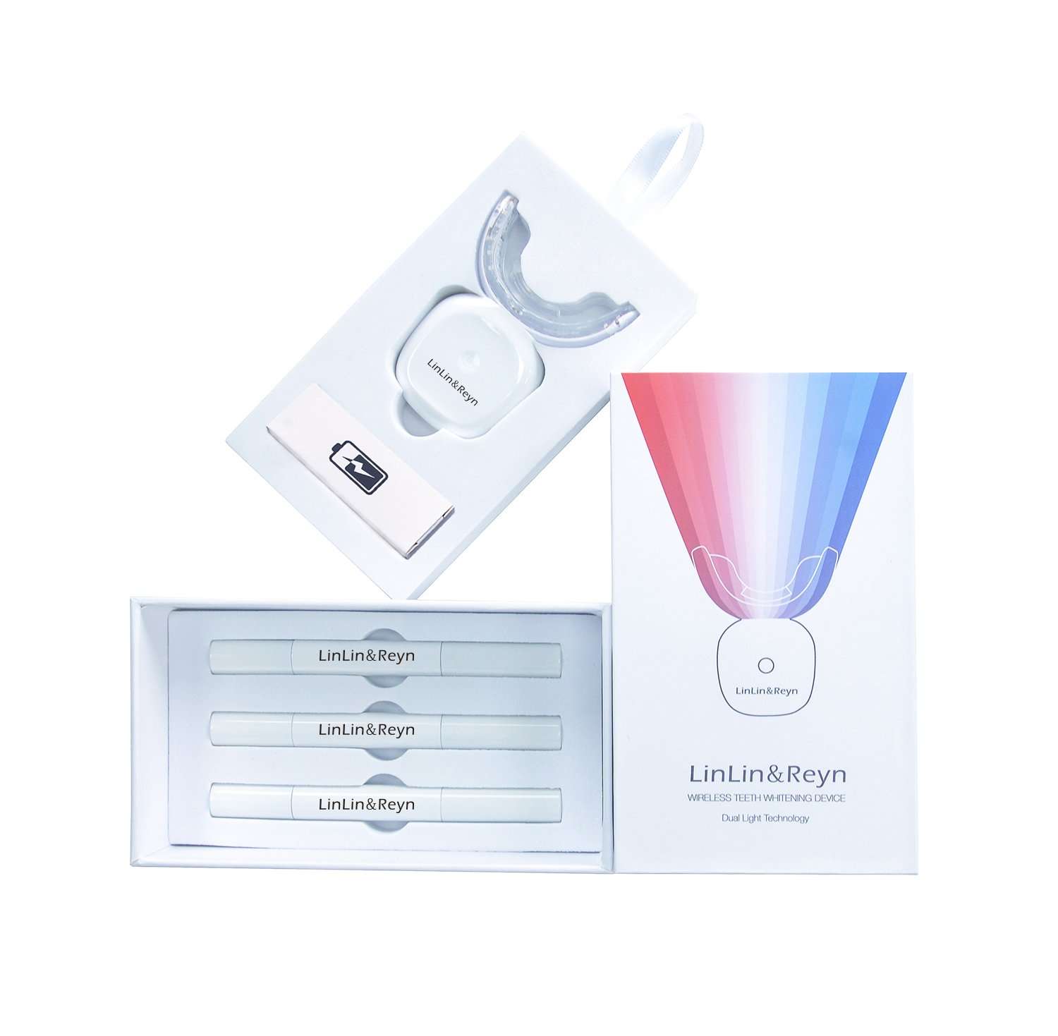 Professional LED Accelerator Kit with Triple Whitening Pens