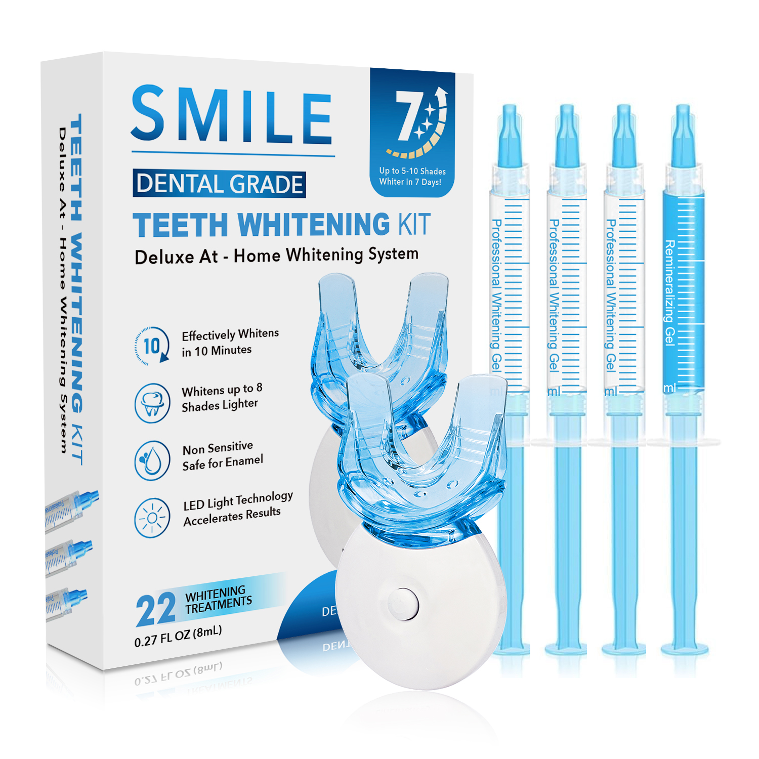 Professional LED Accelerator Whitening System with Desensitizing Treatment