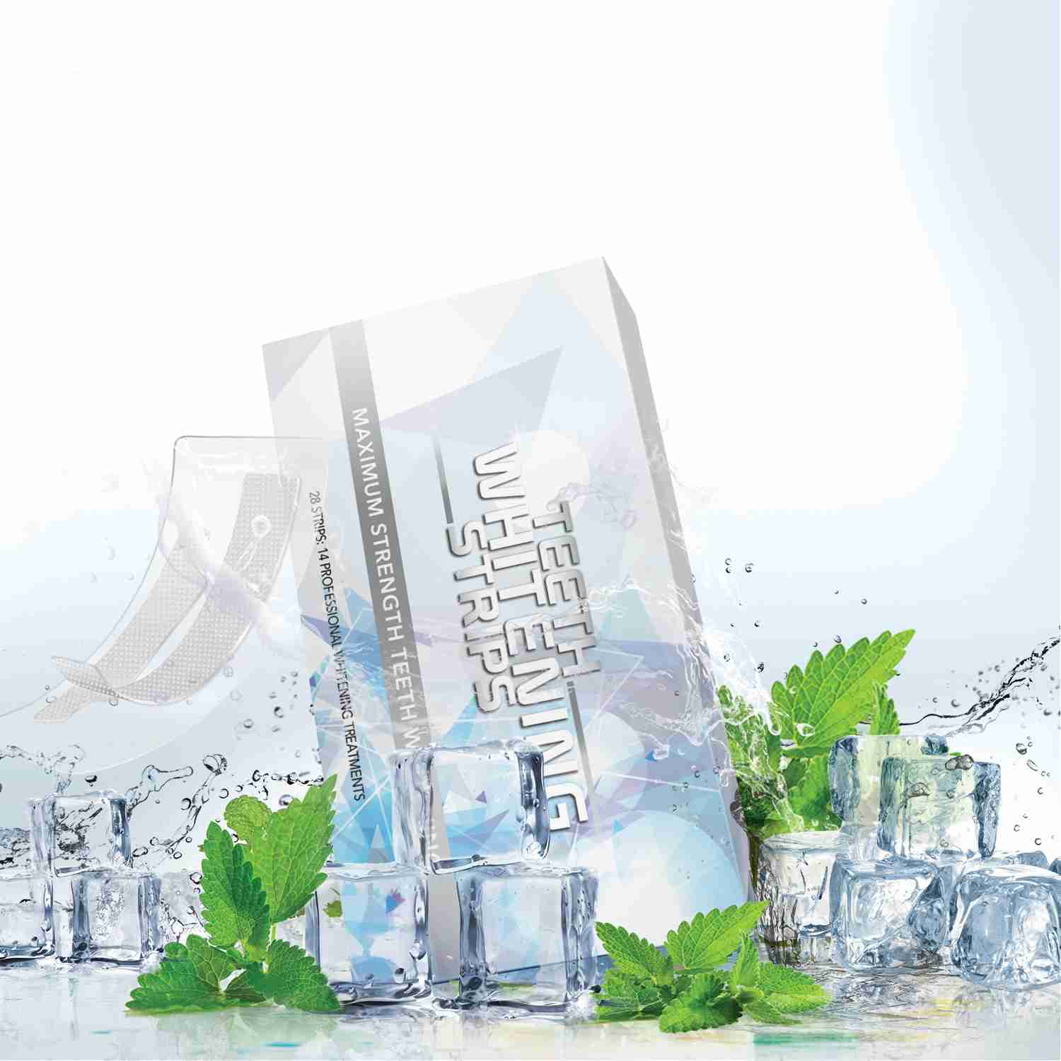 Non-Peroxide Whitening Strips – 14-Day Treatment System