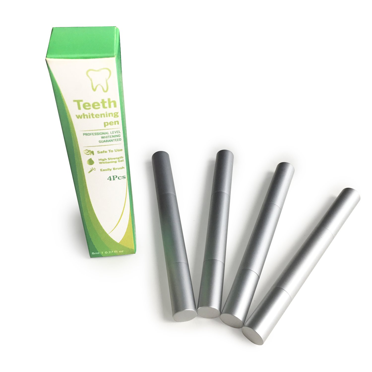 Four-Pen Travel Whitening System with Multi-Formula Options