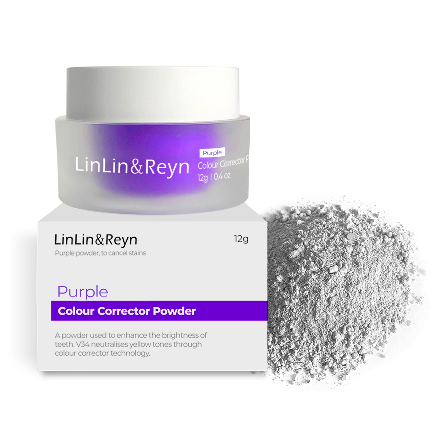 Purple Corrector Brightening Powder – 12g Optical Neutralizer