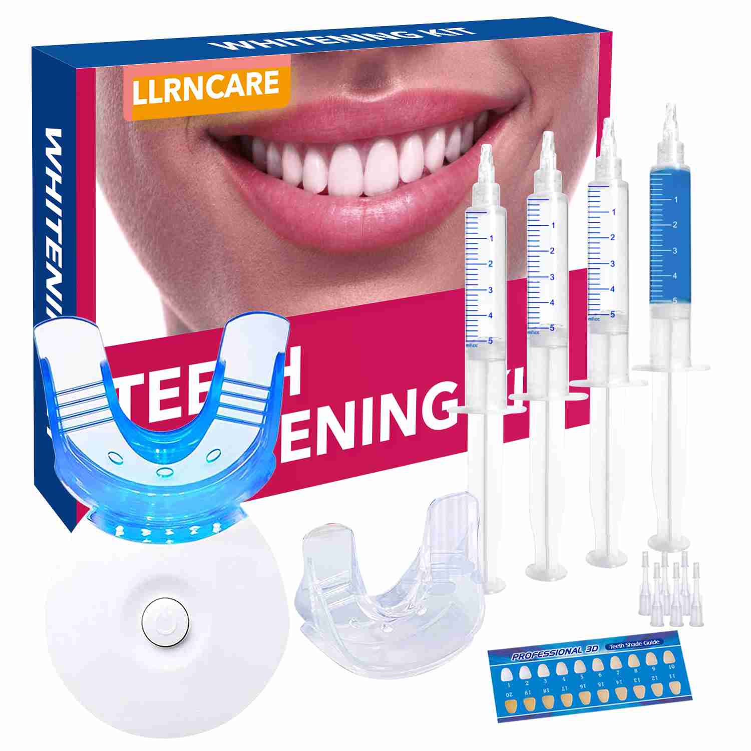 Professional PAP & Peroxide LED Whitening System with Desensitizing Treatment