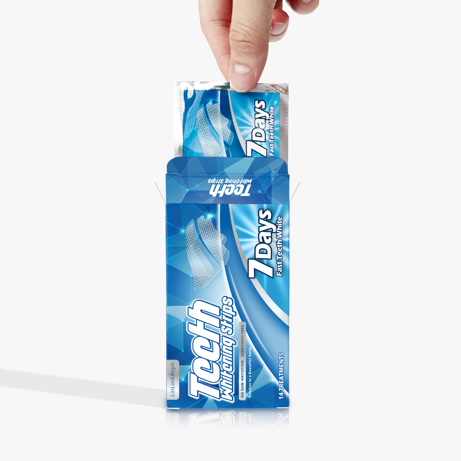 Multi-Strength Whitening Strips – 14-Day Treatment System