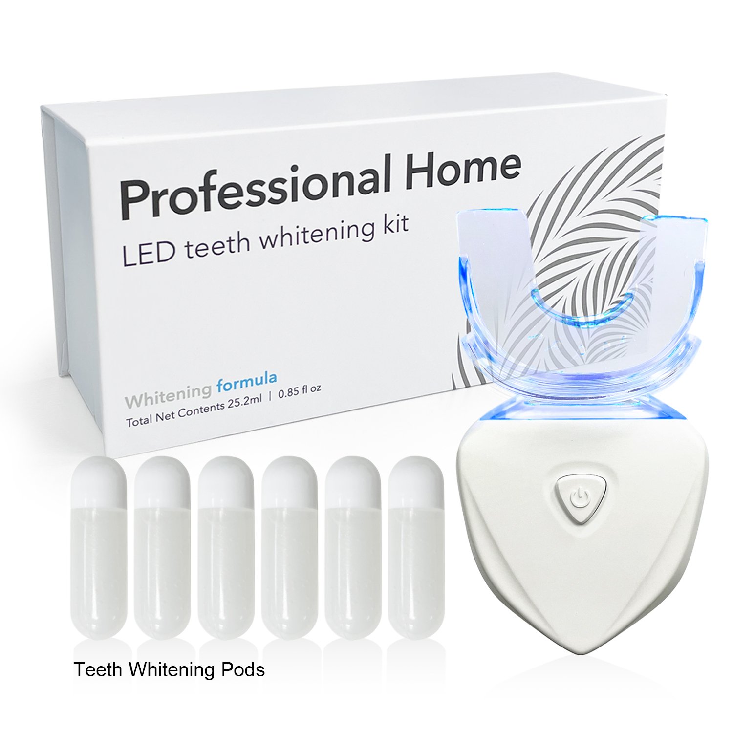Wireless LED Whitening System with PAP+ Gel Pods