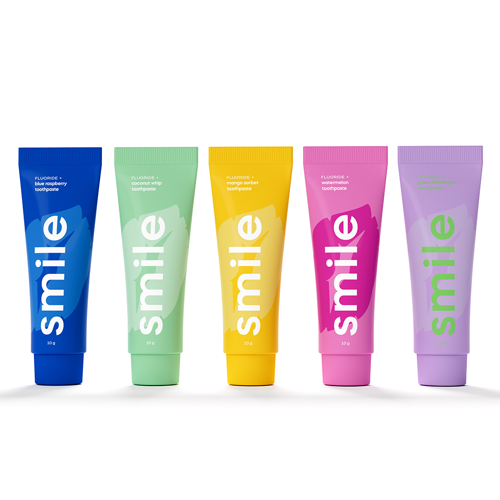Travel-Size Flavored Toothpaste Collection – 10g Fluoride Formula