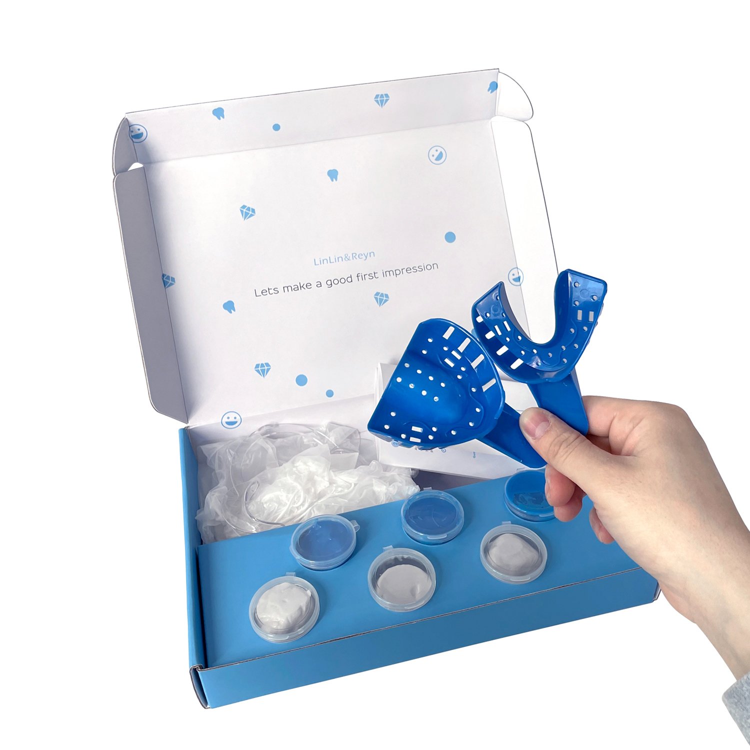 Professional Impression Putty Kit for Custom Whitening Tray Fabrication