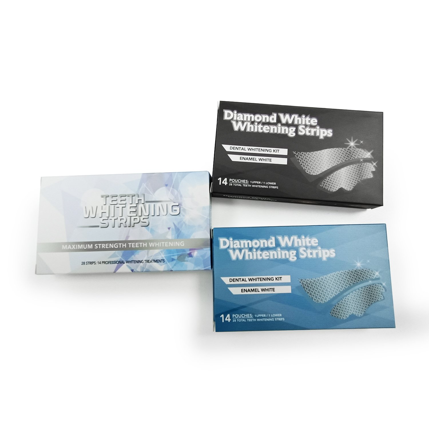 Professional-Grade Whitening Strips – 14-Day Treatment System