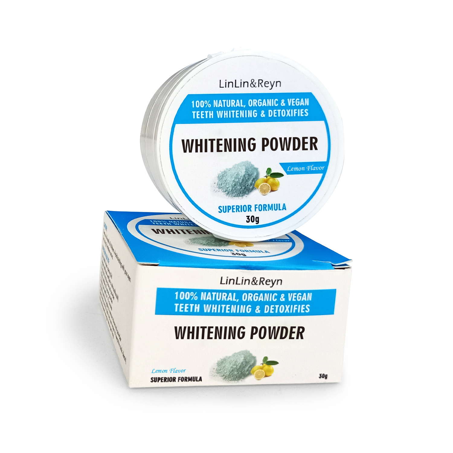 Lemon Polishing Powder – Stain-Lifting Dicalcium Phosphate Formula