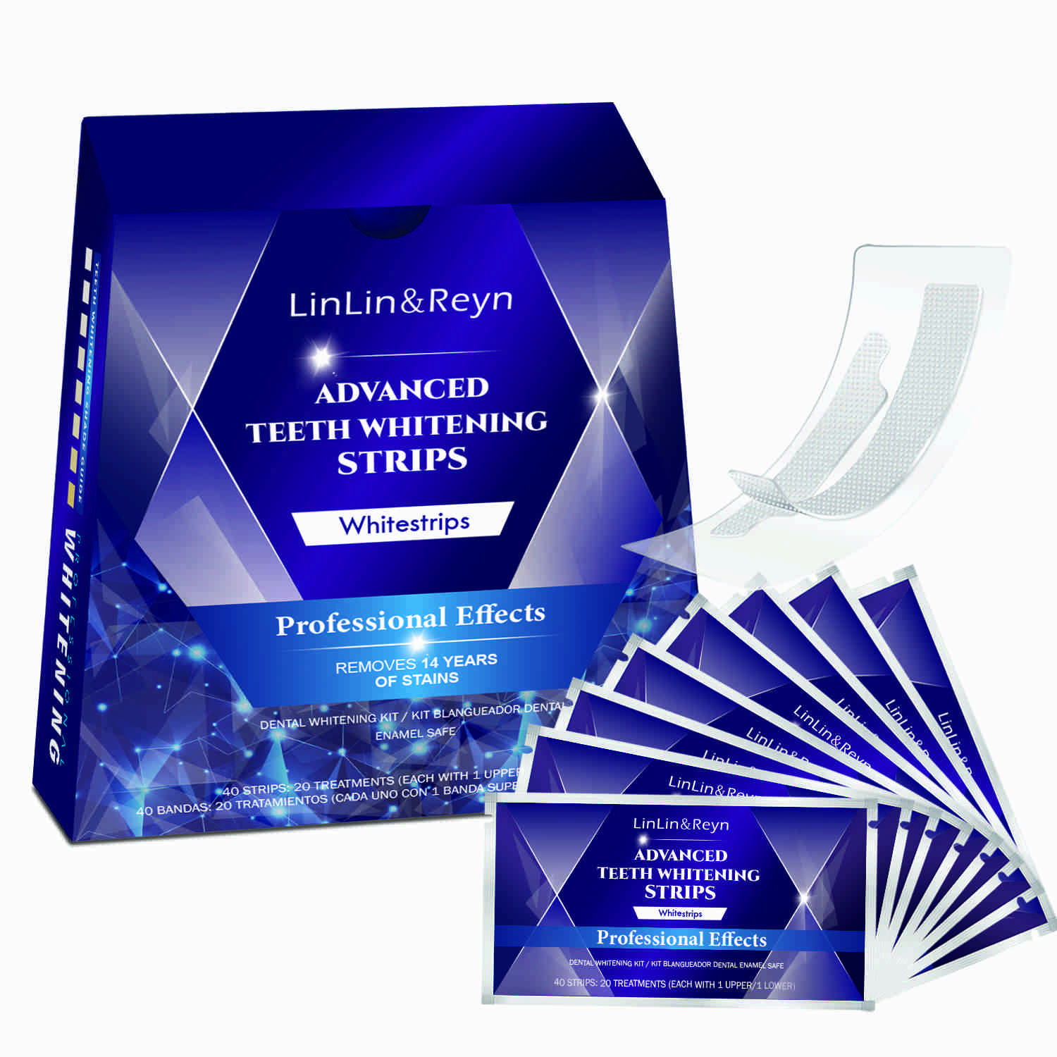 Professional-Grade Whitening Strips – Multi-Formula Private Label Ready