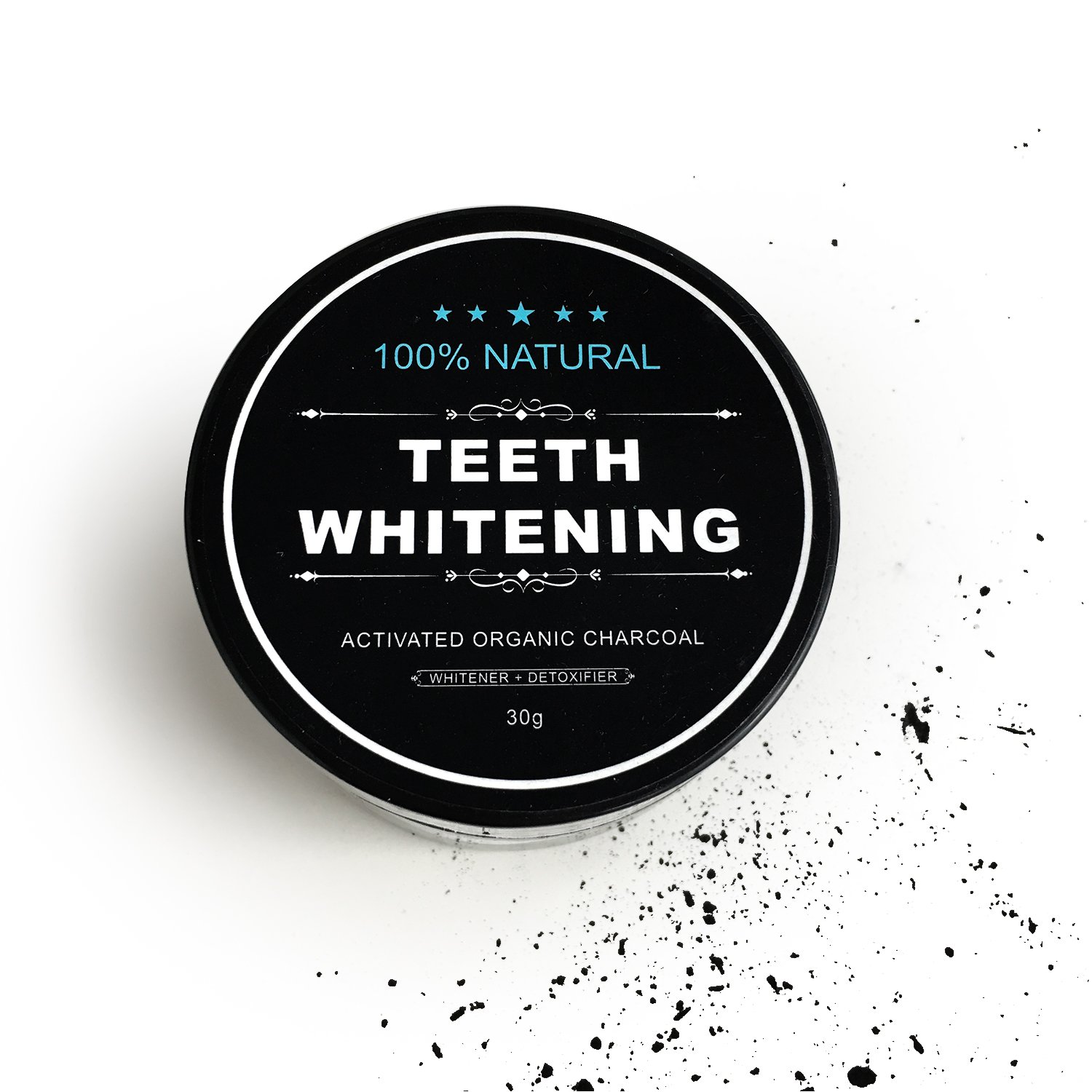 Coconut Charcoal Polishing Powder for Natural Whitening