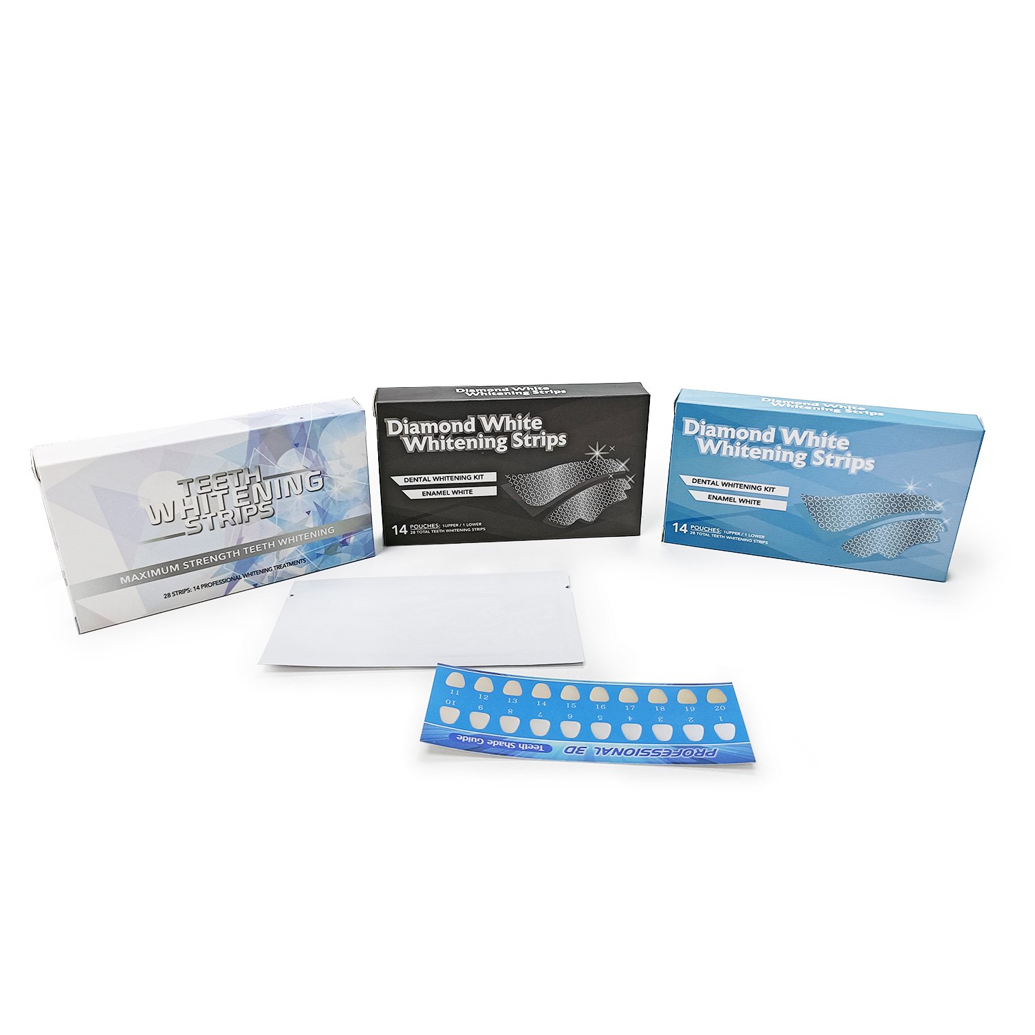 Professional-Grade Whitening Strips – 14-Day Treatment System