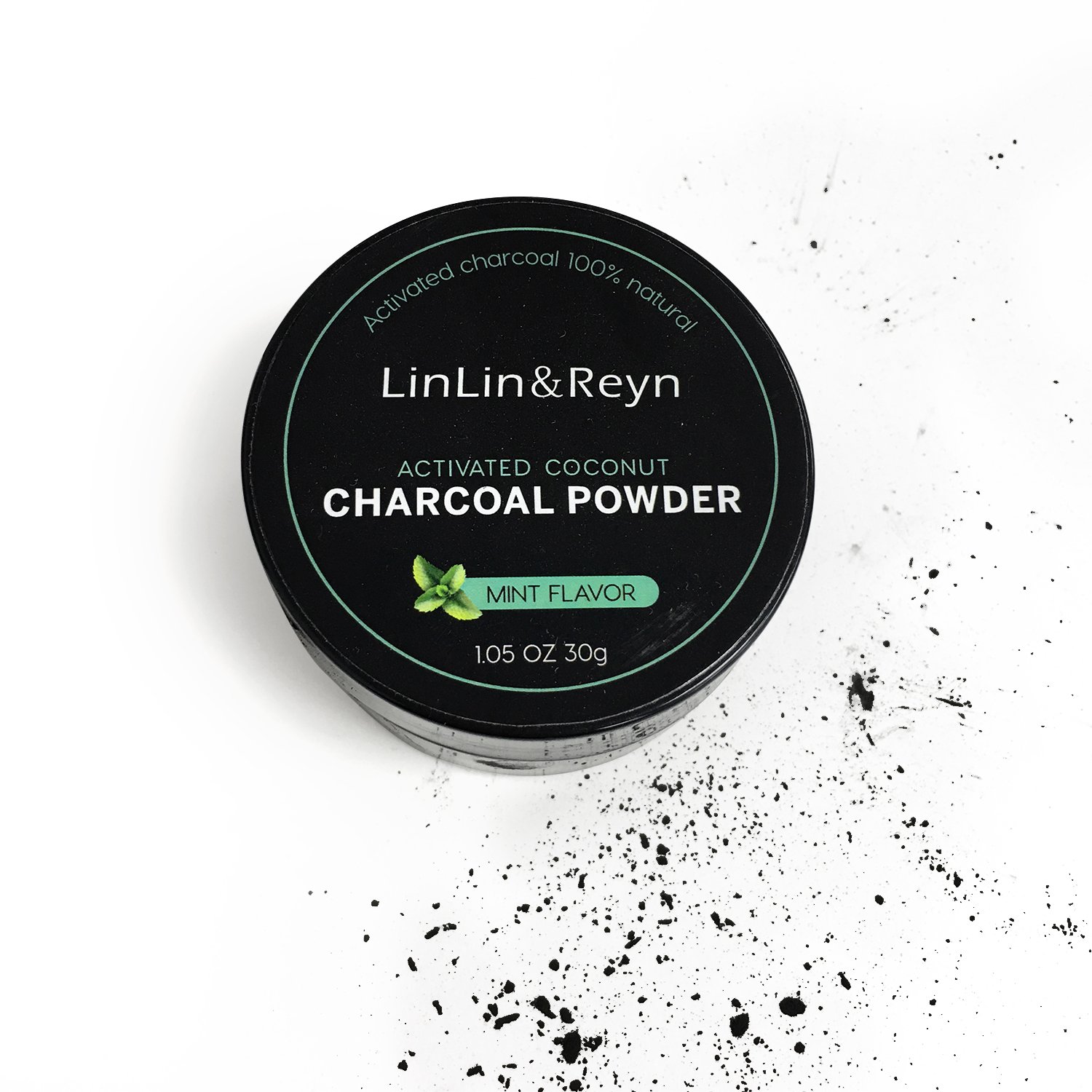 Coconut Charcoal Whitening Powder – Mint 30g Jar