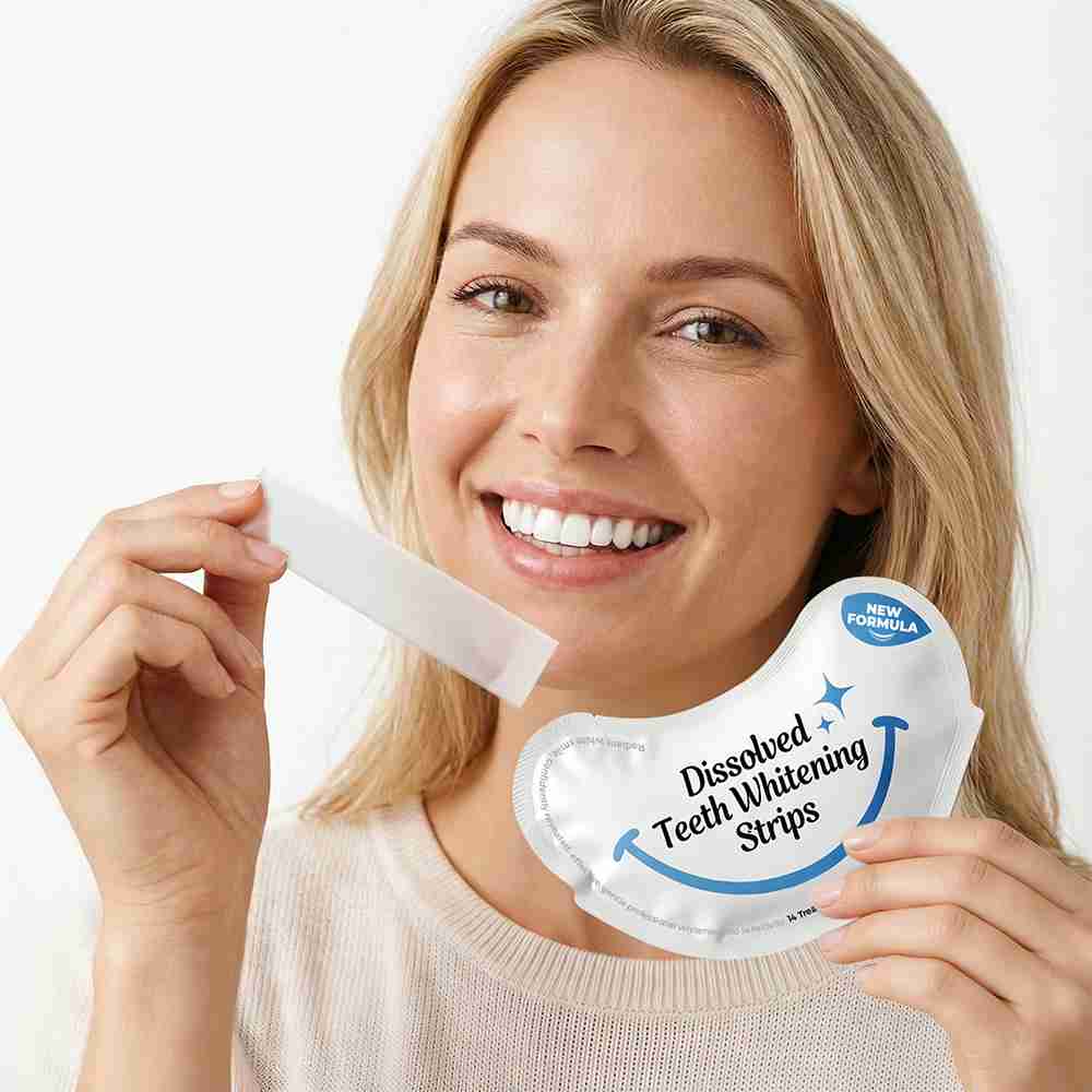 PAP Dissolving Whitening Strips – Sensitive Formula, No Removal Required