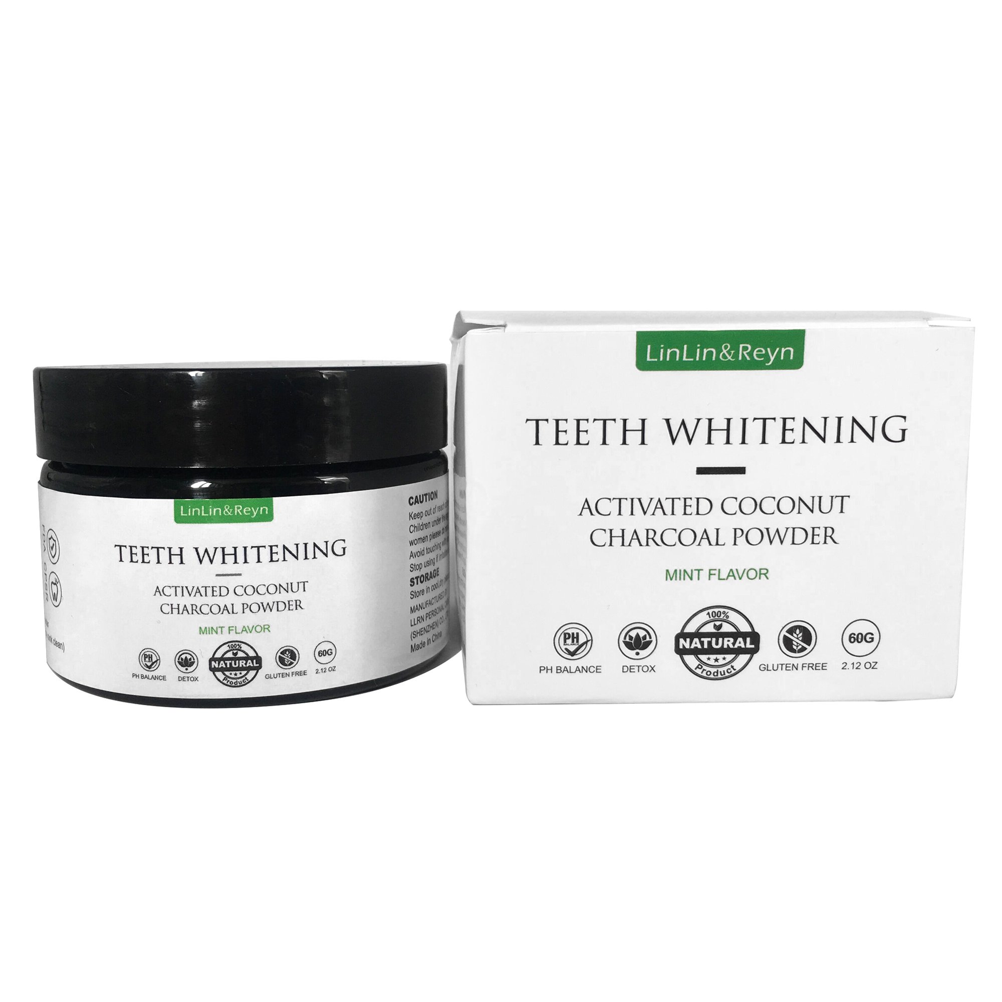 Activated Coconut Charcoal Whitening Powder 60g